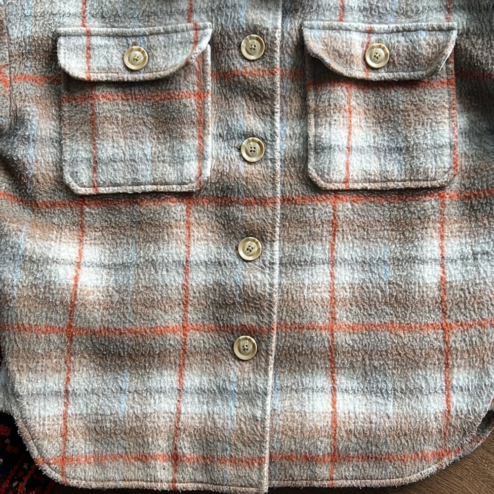 Plaid Button Jacket - Pull & Bear - image 6